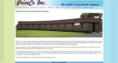 Desktop Screenshot of priveco.com